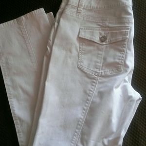 White House Black Market white pants